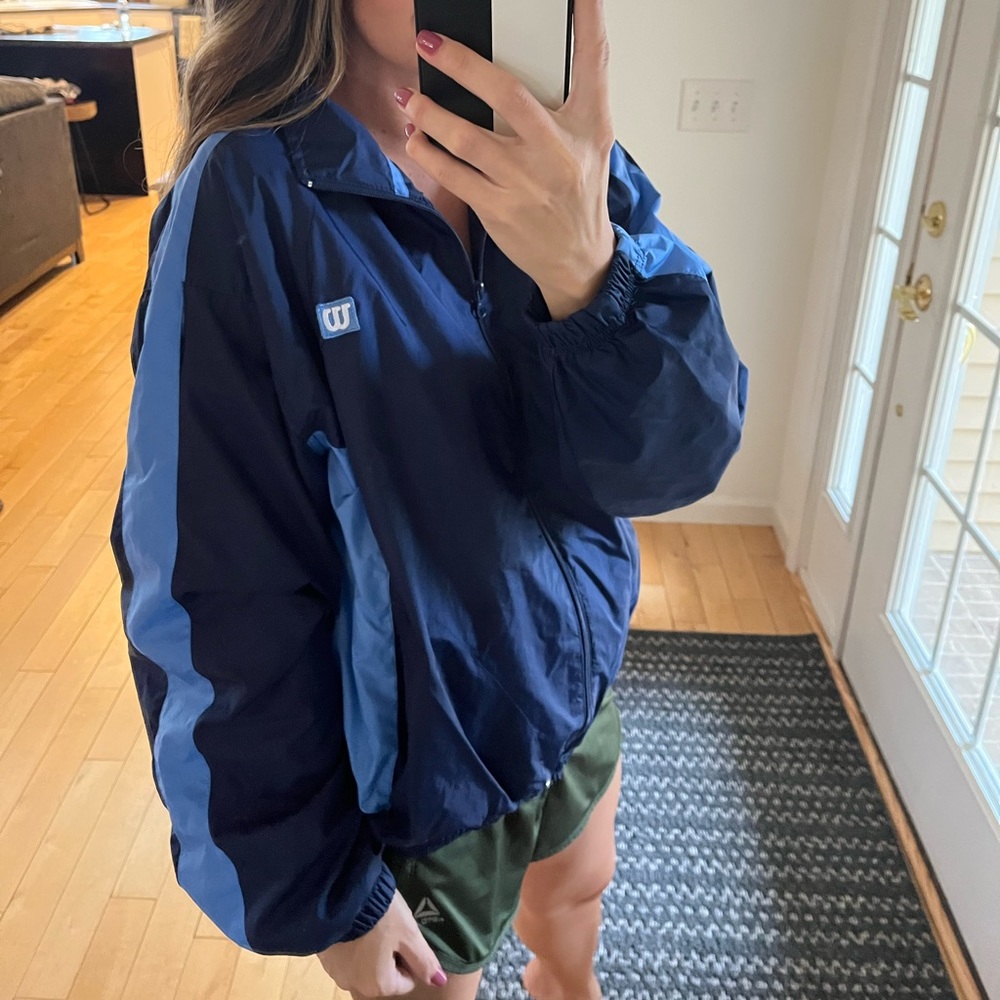 Vintage Wilson's Sporting Goods Windbreaker Jacket Medium